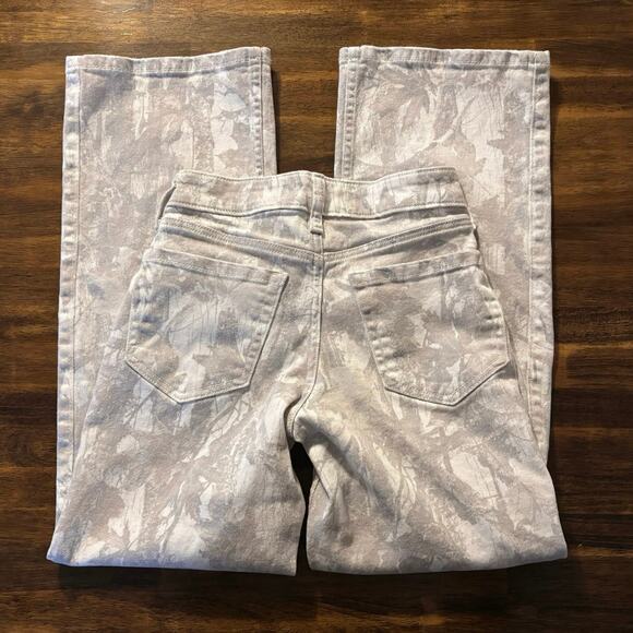 Hollister Women’s 000 / 23 Jeans Low Rise Baggy White Camo Denim Wide Leg Y2k - Picture 2 of 16